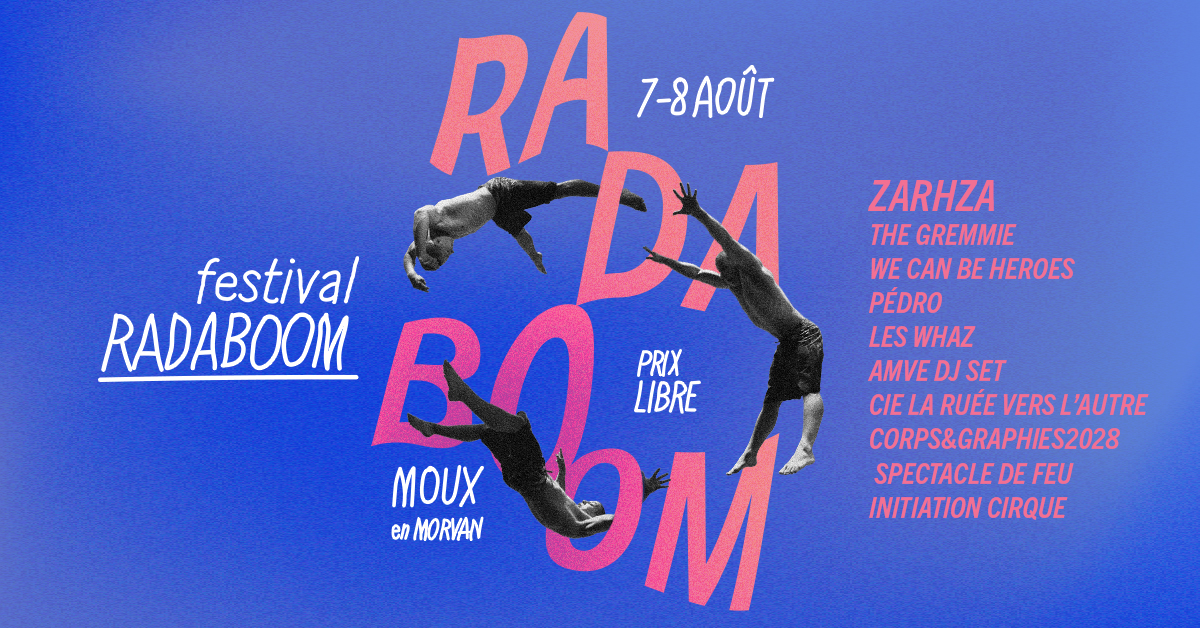 festival RADABOOM 8 et 9 aout 2025